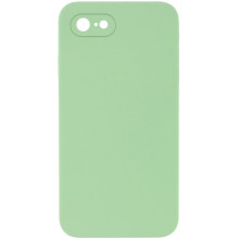 Чехол Silicone Case Square Full Camera Protective (AA) NOLOGO  Apple iPhone 7 / 8 / SE (2020) (4.7") – Мятный