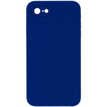 Чехол Silicone Case Square Full Camera Protective (AA) NOLOGO  Apple iPhone 7 / 8 / SE (2020) (4.7") – Синий