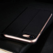 Чохол-книжка Dux Ducis з кишенею для візиток для Apple iPhone 7 / 8 / SE (2020) (4.7") – Чорний