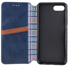 Шкіряний чохол-книжка GETMAN Cubic (PU) для Apple iPhone 7 / 8 / SE (2020) (4.7") – Синій