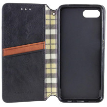 Шкіряний чохол-книжка GETMAN Cubic (PU) для Apple iPhone 7 / 8 / SE (2020) (4.7") – Чорний