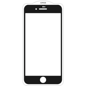 Захисне скло SKLO 5D (тех.пак) для Apple iPhone 7 / 8 / SE (2020) (4.7") (Чорний)