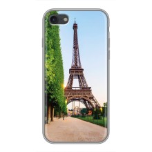 Чехол Эйфелева Башня для iPhone 7 - (AlphaPrint) (Дорога в Париж)