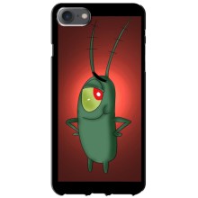 Чехол с картинкой "Одноглазый Планктон" на iPhone 7 (Стильный Планктон)
