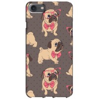 Чехол (ТПУ) Милые собачки для iPhone 7 – Собачки Мопсики