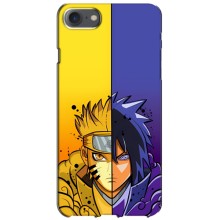 Купить Чехлы на телефон с принтом Anime для Айфон 7 – Naruto Vs Sasuke