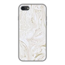 Мраморный чехол на iPhone 7 (VPrint) (Белый мрамор)