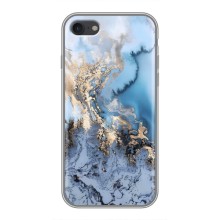 Мраморный чехол на iPhone 7 (VPrint) (Нежный мрамор)