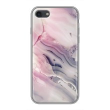 Мраморный чехол на iPhone 7 (VPrint) (Пурпурный Мрамор)