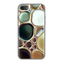 Мраморный чехол на iPhone 7 (VPrint) (Радужный Мрамор)