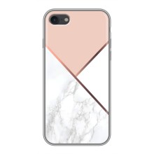 Мраморный чехол на iPhone 7 (VPrint) (Тройной мрамор)
