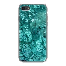 Мраморный чехол на iPhone 7 (VPrint) (Зеленый мрамор)