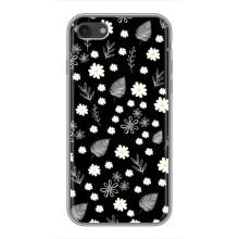 Чохли з тематикою "КВІТИ" на iPhone 7 (цвітіння на чорному)