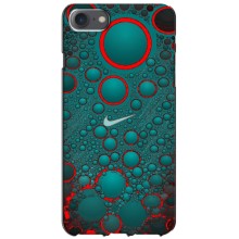 Силиконовый Чехол на iPhone 7 с картинкой Nike (Найк зеленый)