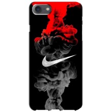 Силиконовый Чехол на iPhone 7 с картинкой Nike (Nike дым)