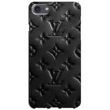 Текстурный Чехол Louis Vuitton для Айфон 7 – Черный ЛВ