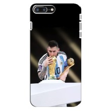 Чехлы Лео Месси Аргентина для iPhone 8 Plus (Кубок Мира)
