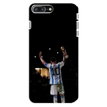Чехлы Лео Месси Аргентина для iPhone 8 Plus (Лео Чемпион)