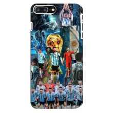 Чехлы Лео Месси Аргентина для iPhone 8 Plus (Месси в сборной)