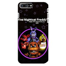 Чехлы Пять ночей с Фредди для Айфон 8 Плюс – Лого Фредди