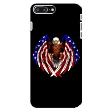 Чехол Флаг USA для iPhone 8 Plus – Крылья США
