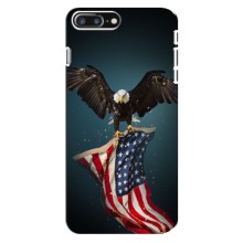 Чехол Флаг USA для iPhone 8 Plus – Орел и флаг
