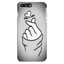 Чехол с принтом для iPhone 8 Plus (AlphaPrint - Знак сердечка)
