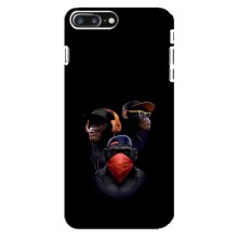 Чохол з Мавпами iPhone 8 Plus - (AlphaPrint) (Три мавпи)