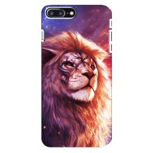 Чехол со Львом для iPhone 8 Plus (VPrint) (Красочный Лев)