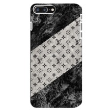 Чехол Стиль Louis Vuitton на iPhone 8 Plus (LV на белом)