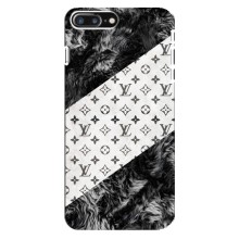 Чехол Стиль Louis Vuitton на iPhone 8 Plus (LV на белом)