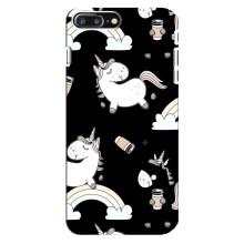 Чохол Unicorn на iPhone 8 Plus (Єдинорог з кавою)