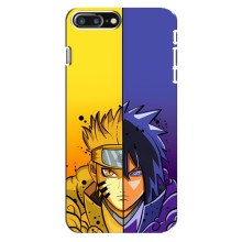 Купить Чехлы на телефон с принтом Anime для Айфон 8 Плюс – Naruto Vs Sasuke