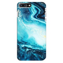 Мраморний чехол на iPhone 8 Plus (VPrint) (Блакитний мрамор)