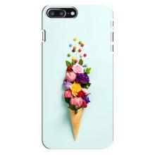 Чохли з тематикою "КВІТИ" на iPhone 8 Plus (Квітка-морозиво)