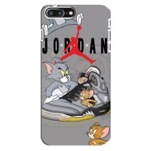 Силиконовый Чехол Nike Air Jordan на Айфон 8 Плюс (Air Jordan)