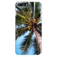 Силиконовый чехол с КАРТИНКАМИ лето для iPhone 8 Plus (AlphaPrint) (Пальма)