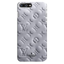 Текстурный Чехол Louis Vuitton для Айфон 8 Плюс – Белый ЛВ