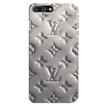 Текстурный Чехол Louis Vuitton для Айфон 8 Плюс (Бежевый ЛВ)