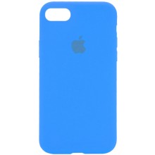 Чехол Silicone Case Full Protective (AA) для Apple iPhone SE (2020) – Голубой