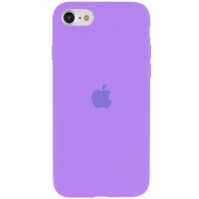Чехол Silicone Case Full Protective (AA) для Apple iPhone SE (2020) – Сиреневый