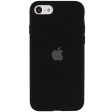 Чехол Silicone Case Full Protective (AA) для Apple iPhone SE (2020) – Черный