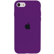 Чехол Silicone Case Full Protective (AA) для Apple iPhone SE (2020) (Фиолетовый)