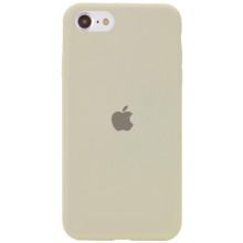 Чехол Silicone Case Full Protective (AA) для Apple iPhone SE (2020) (Бежевый)