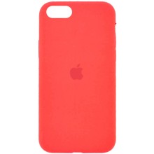 Чехол Silicone Case Full Protective (AA) для Apple iPhone SE (2020) (Оранжевый)