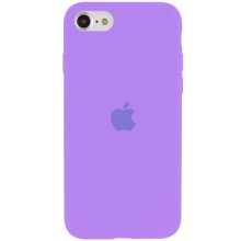 Чехол Silicone Case Full Protective (AA) для Apple iPhone SE (2020) (Сиреневый)