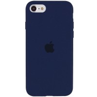 Чохол Silicone Case Full Protective (AA) для Apple iPhone SE (2020) – Темный Синий
