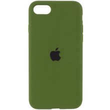 Чехол Silicone Case Full Protective (AA) для Apple iPhone SE (2020) – Зеленый