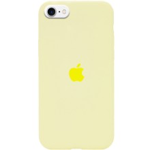 Чехол Silicone Case Full Protective (AA) для Apple iPhone SE (2020) – Желтый
