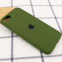 Чехол Silicone Case Full Protective (AA) для Apple iPhone SE (2020) – Зеленый